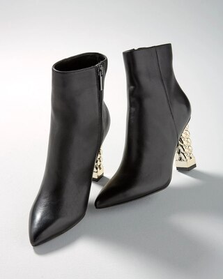 Chain High Heel Bootie