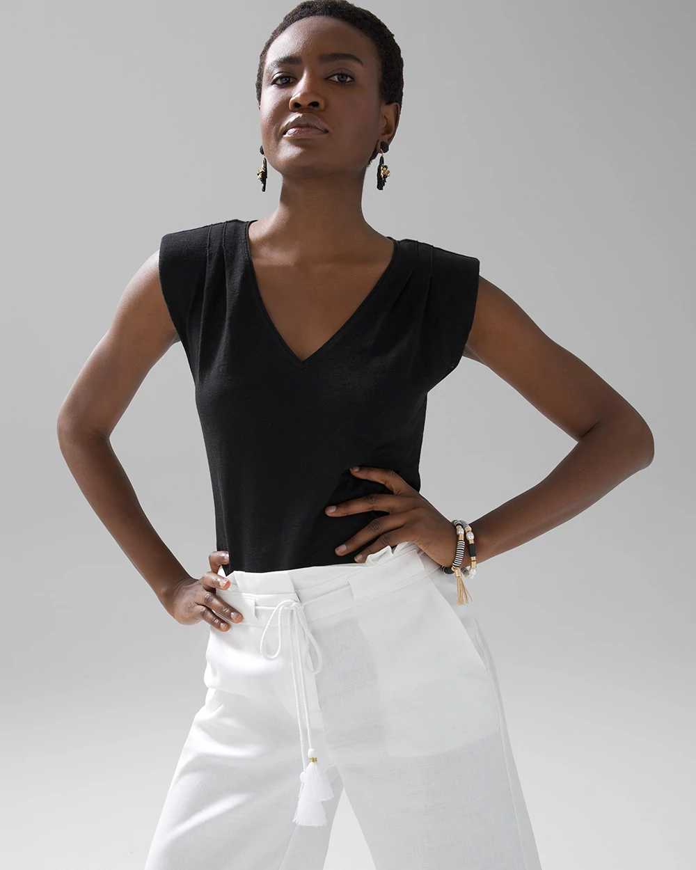 Muscle tank with shoulder pads deals