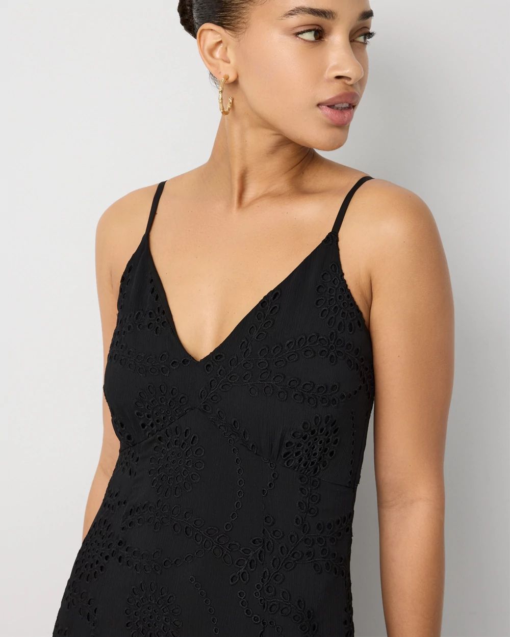 Eyelet Maxi Dress click to view larger image.