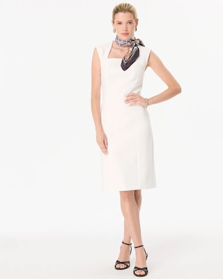 Square Neck Sheath Dress click to view larger image.