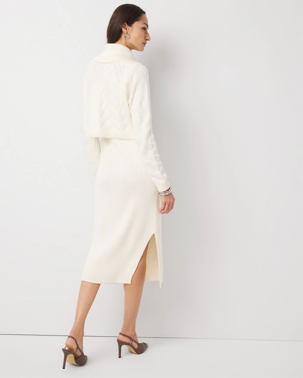 Convertible Sweater Dress click to view larger image.