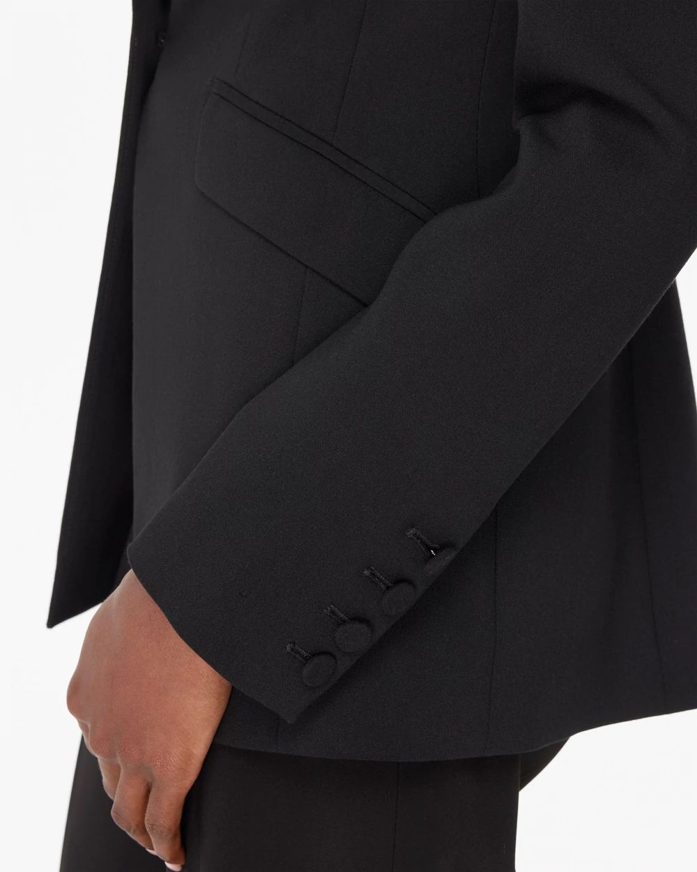 WHBM® Luxe Stretch One-Button Blazer click to view larger image.