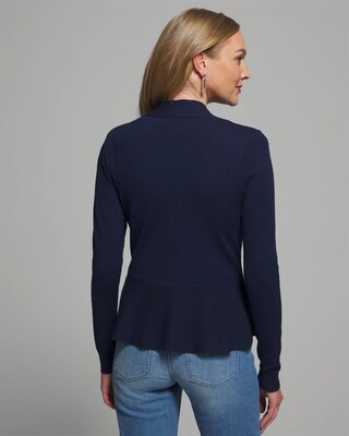 Outlet WHBM Peplum Cardigan