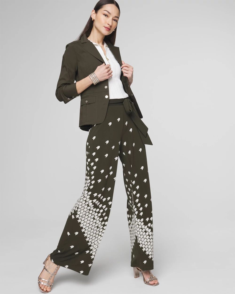 Matte Jersey Wide-Leg Pants