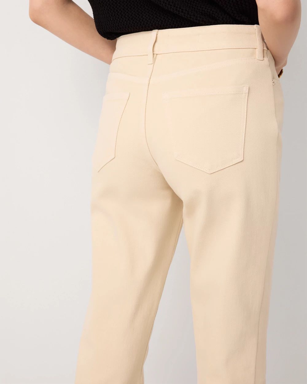 Mid Rise Girlfriend Ankle Jean