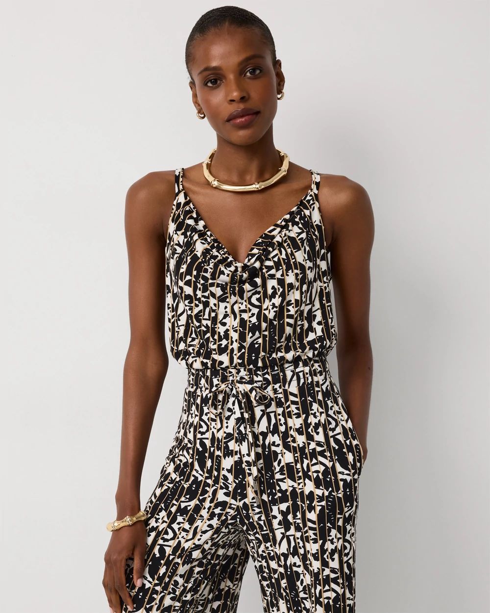 Petite Drape Neck Tank