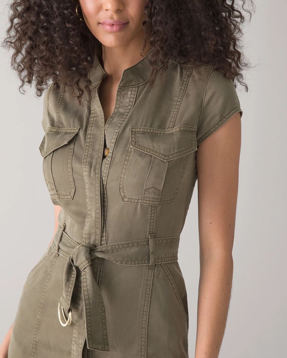 Utility midi shirt dress new arrivals