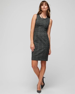 Sleeveless Work Sheath Dress