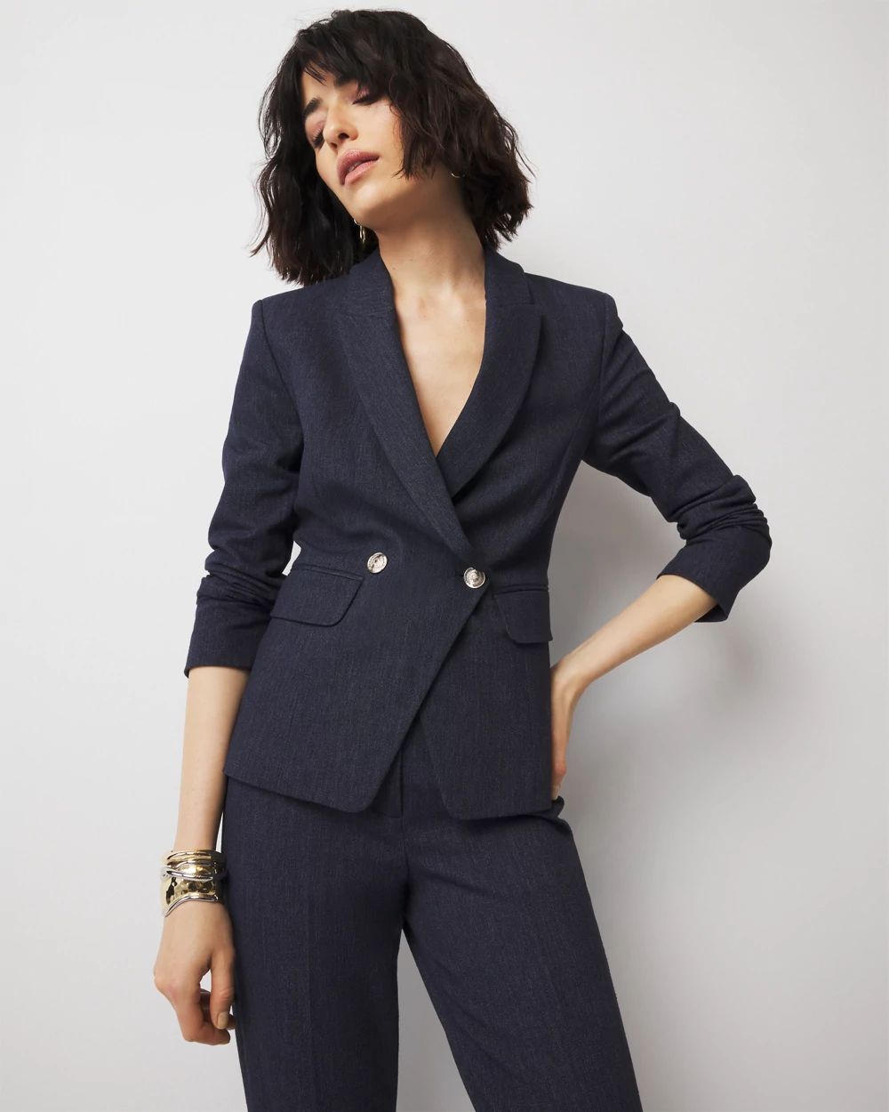 WHBM® Two-Button Studio Blazer