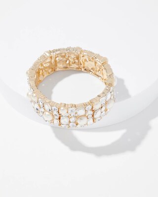 Mixed Media Stretch Bracelet