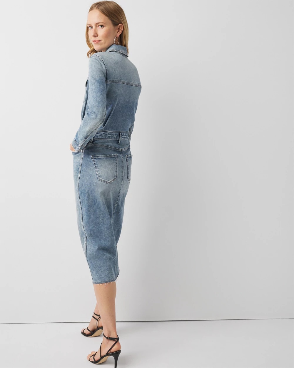 Denim Midi Dress