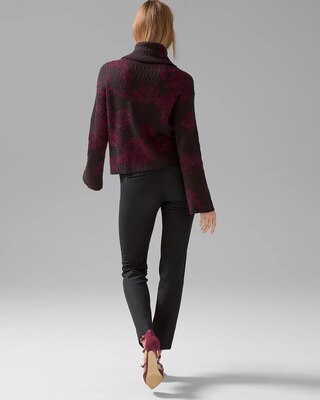 Jacquard Turtleneck Sweater