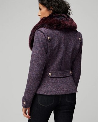 Fur Collar Peacoat
