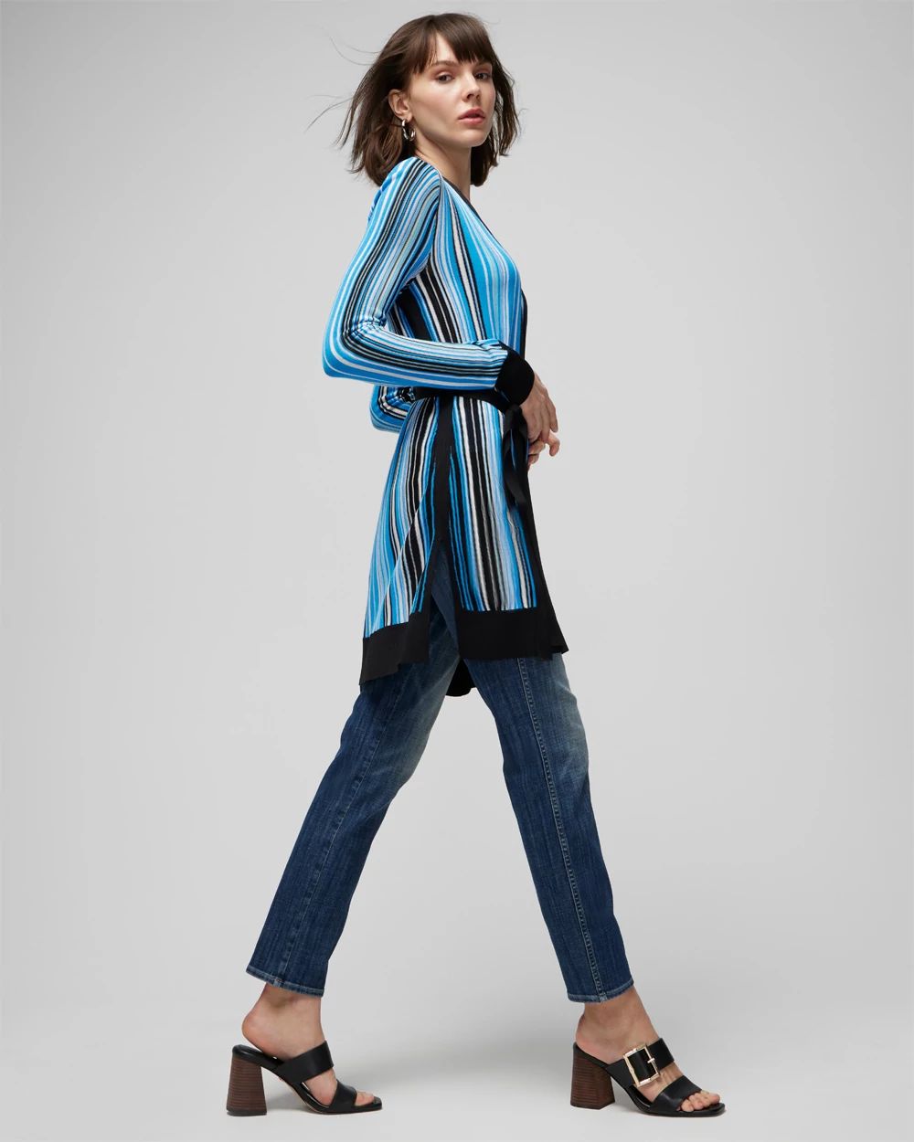 Belted Stripe Coverup