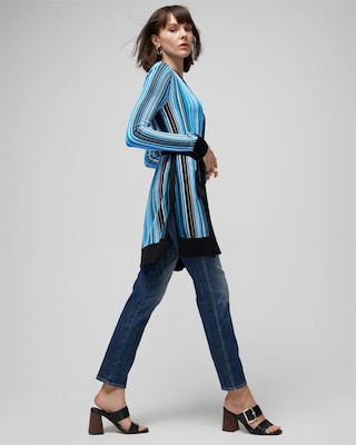 Belted Stripe Coverup