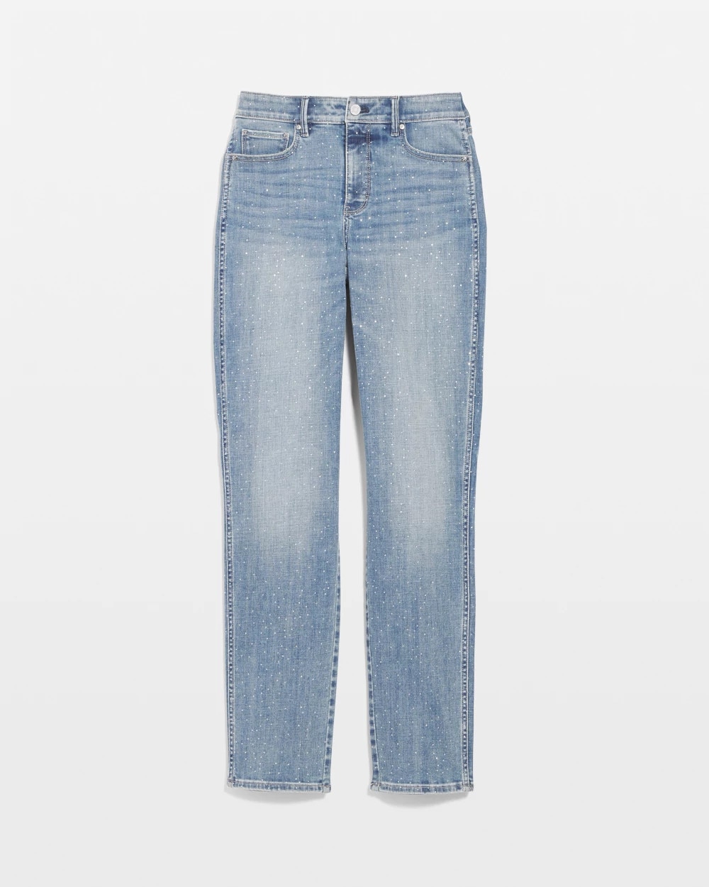 High-Rise Everyday Soft Denim™ Embellished Straight Jean