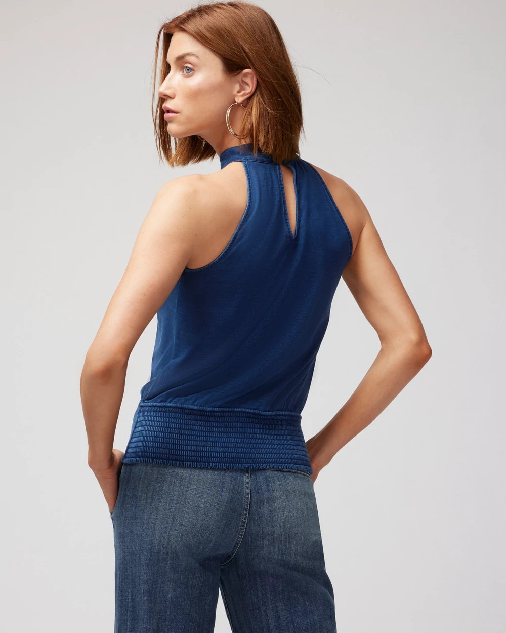 Mock Neck Halter Top - image 3