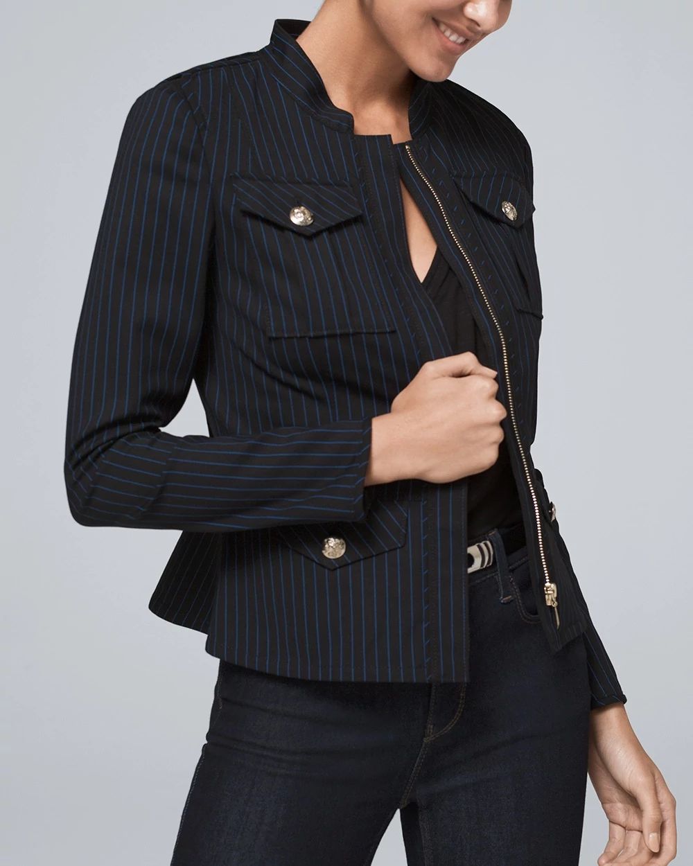 White house black market black blazer on sale