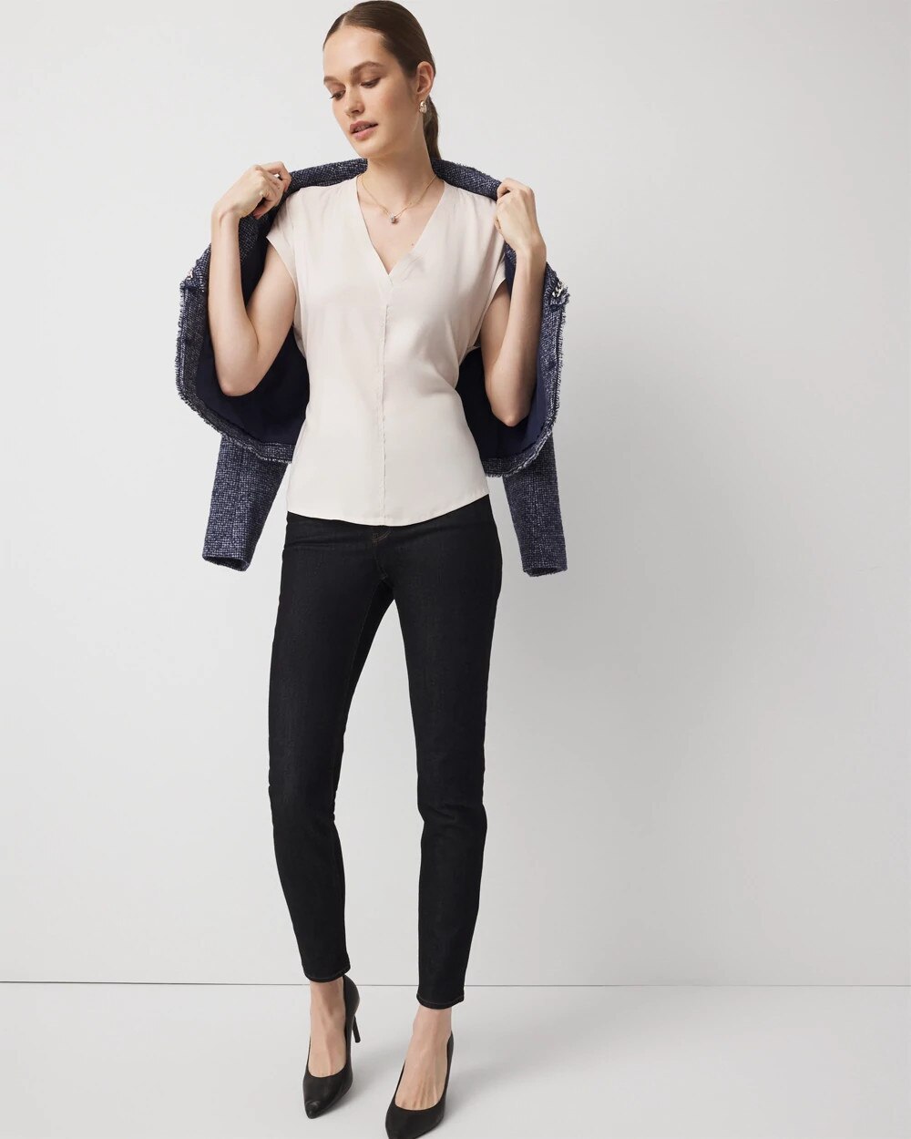 Tie Back Satin Top