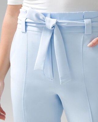 Curvy Paper Bag Waist Tapered Pant