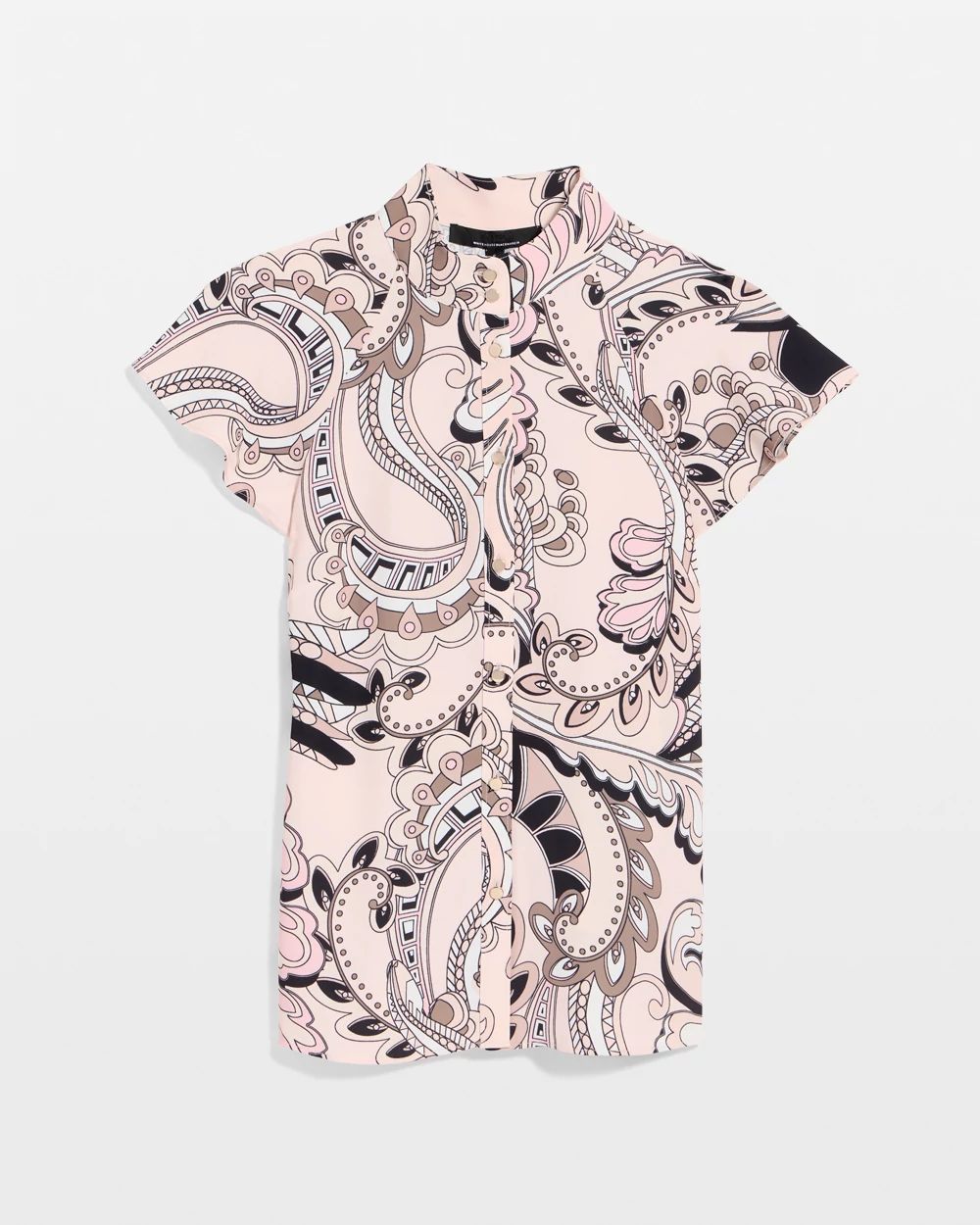 Flutter Sleeve Crepe Shell