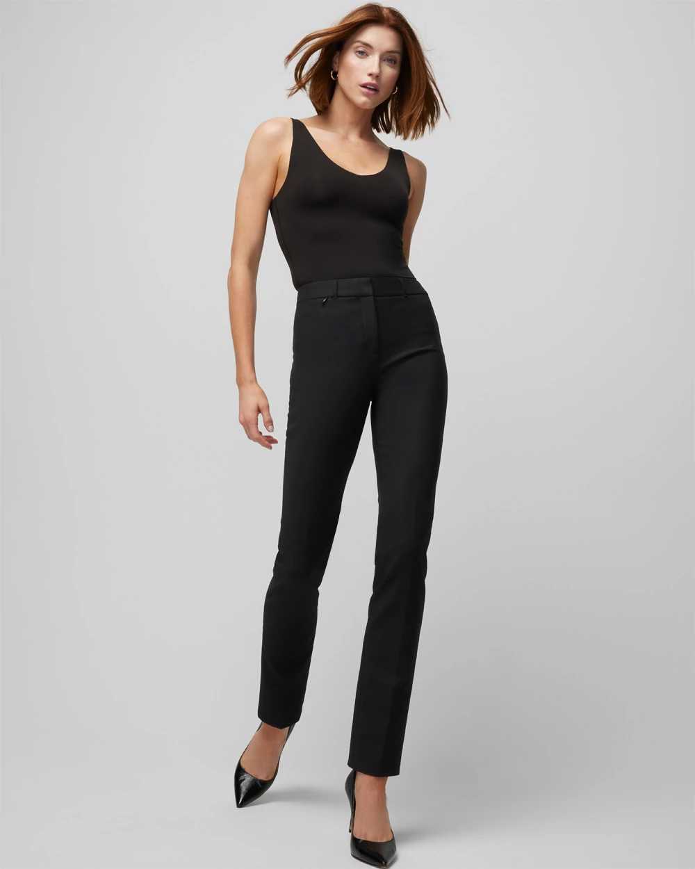 Petite WHBM® Elle Slim Trouser Comfort Stretch Pant