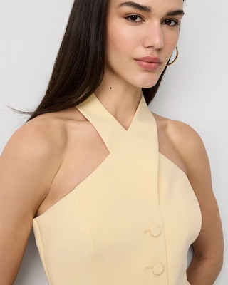 Crisscross Halter Vest click to view larger image.