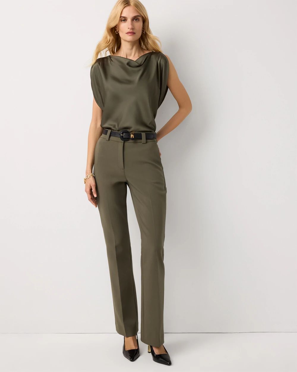 High-Rise Blake Slim Boot Pant