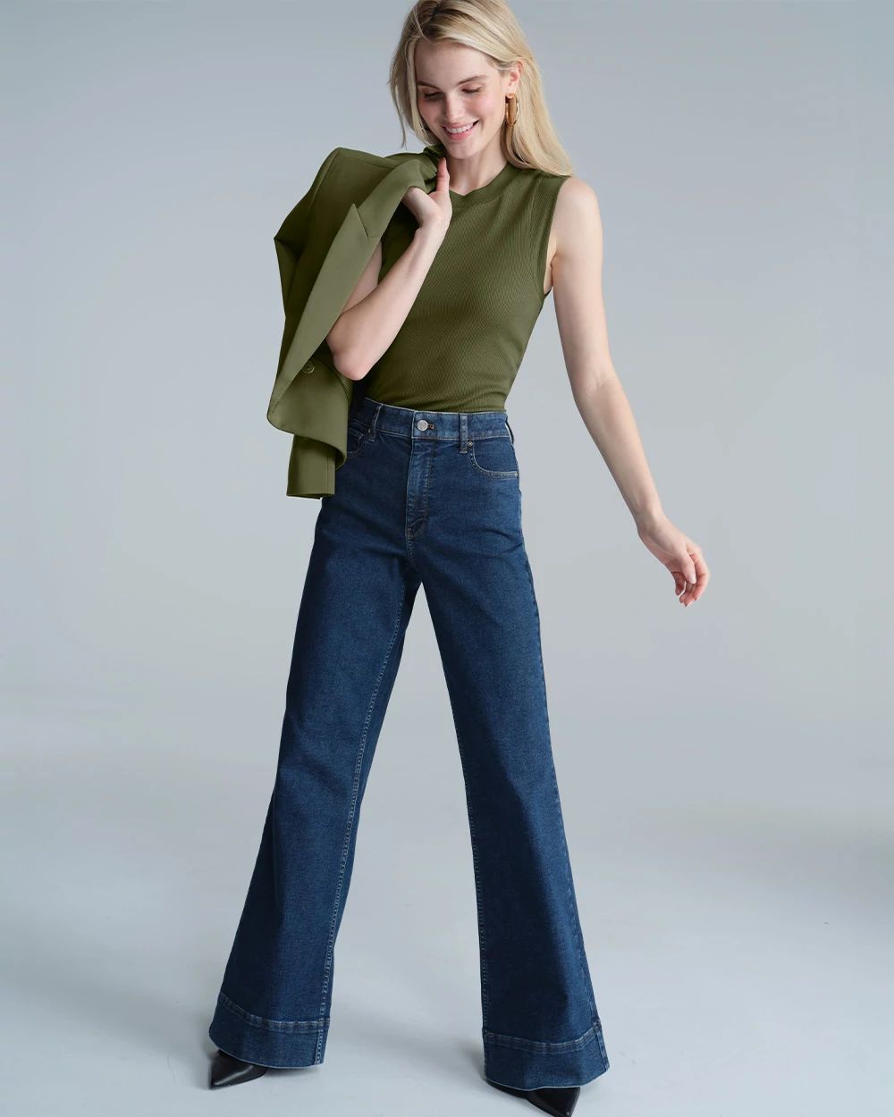 Extra High-Rise Wide-Leg Trouser Jean