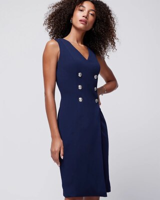 Sleeveless Blazer Dress