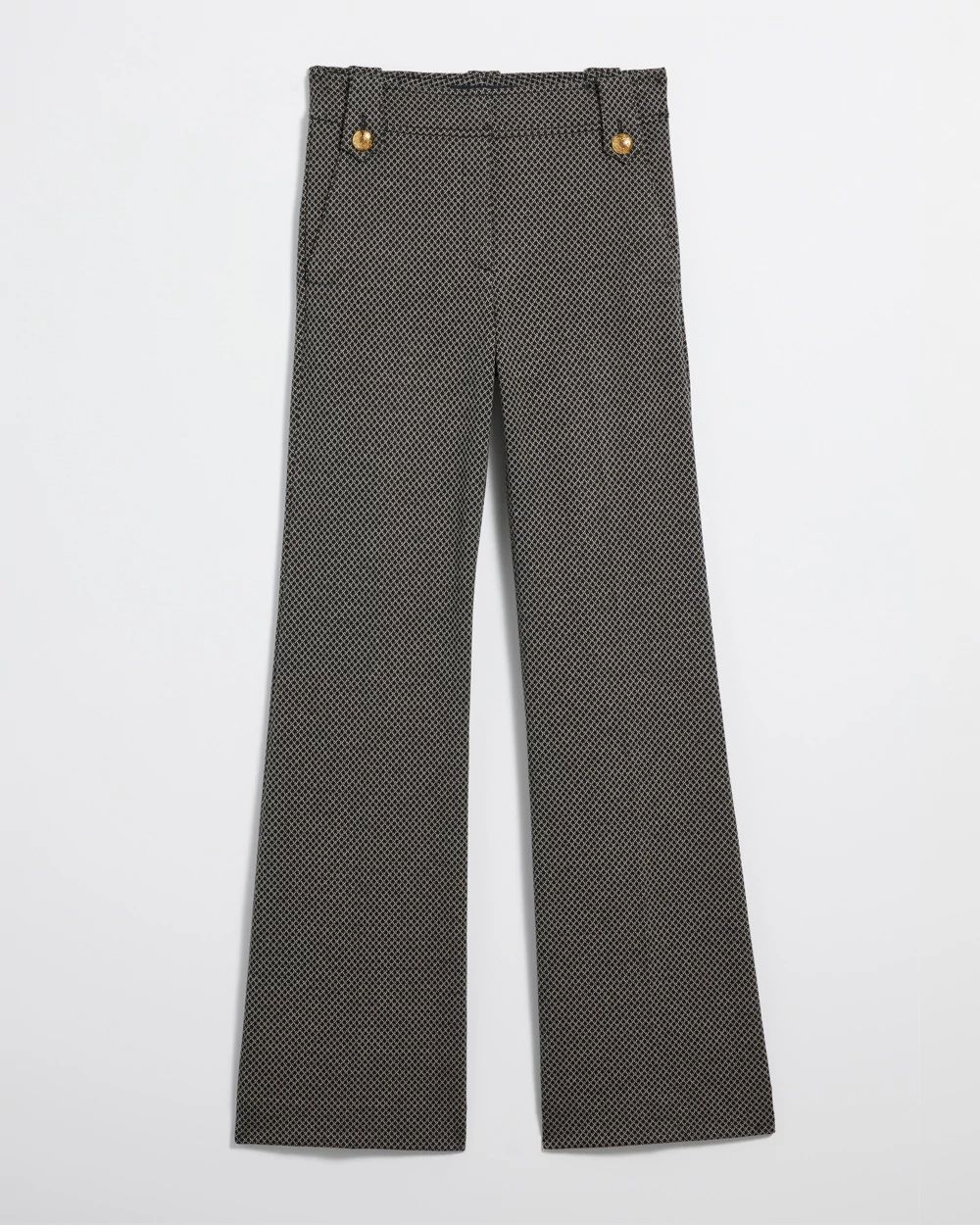 Mariner Wide Leg Geometric Print Pants