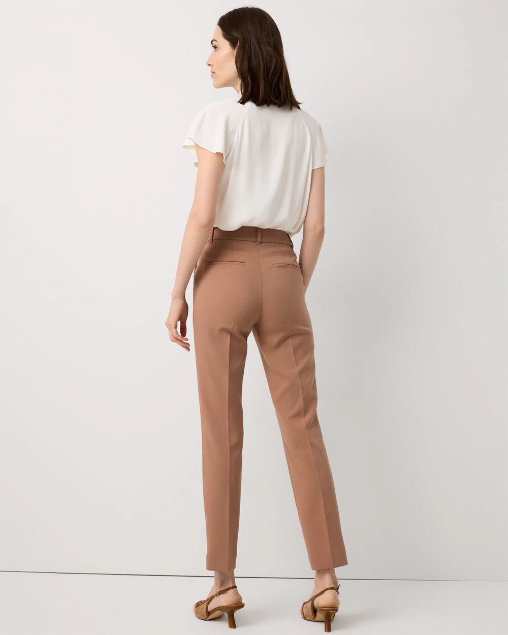 High-Rise Elle Slim Ankle Pant click to view larger image.