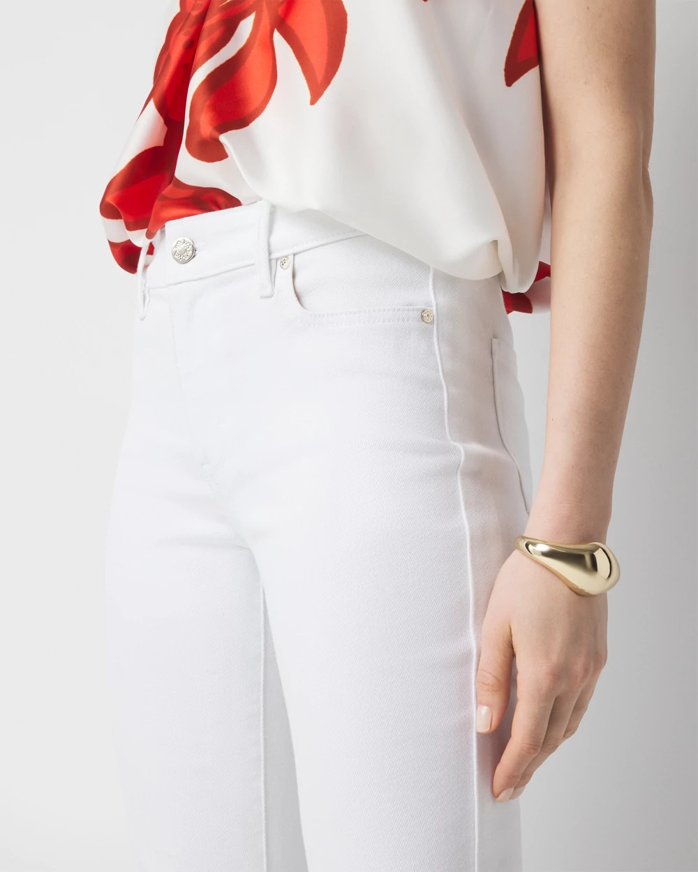 Petite Mid-Rise Bootcut Jean