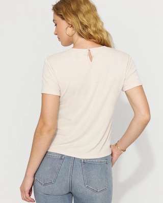 Easy Crewneck Tee click to view larger image.