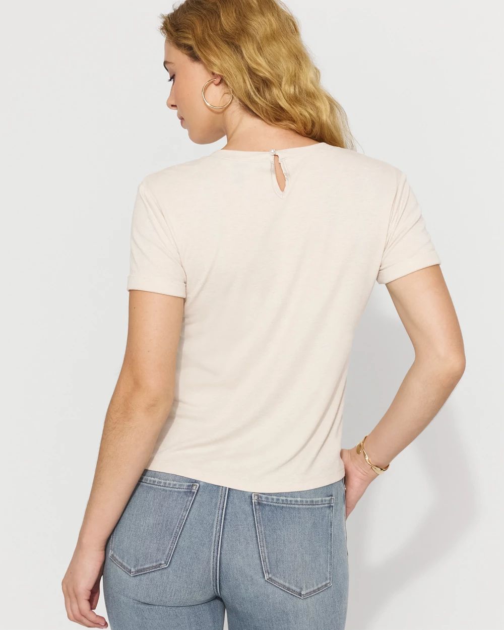 Easy Crewneck Tee click to view larger image.