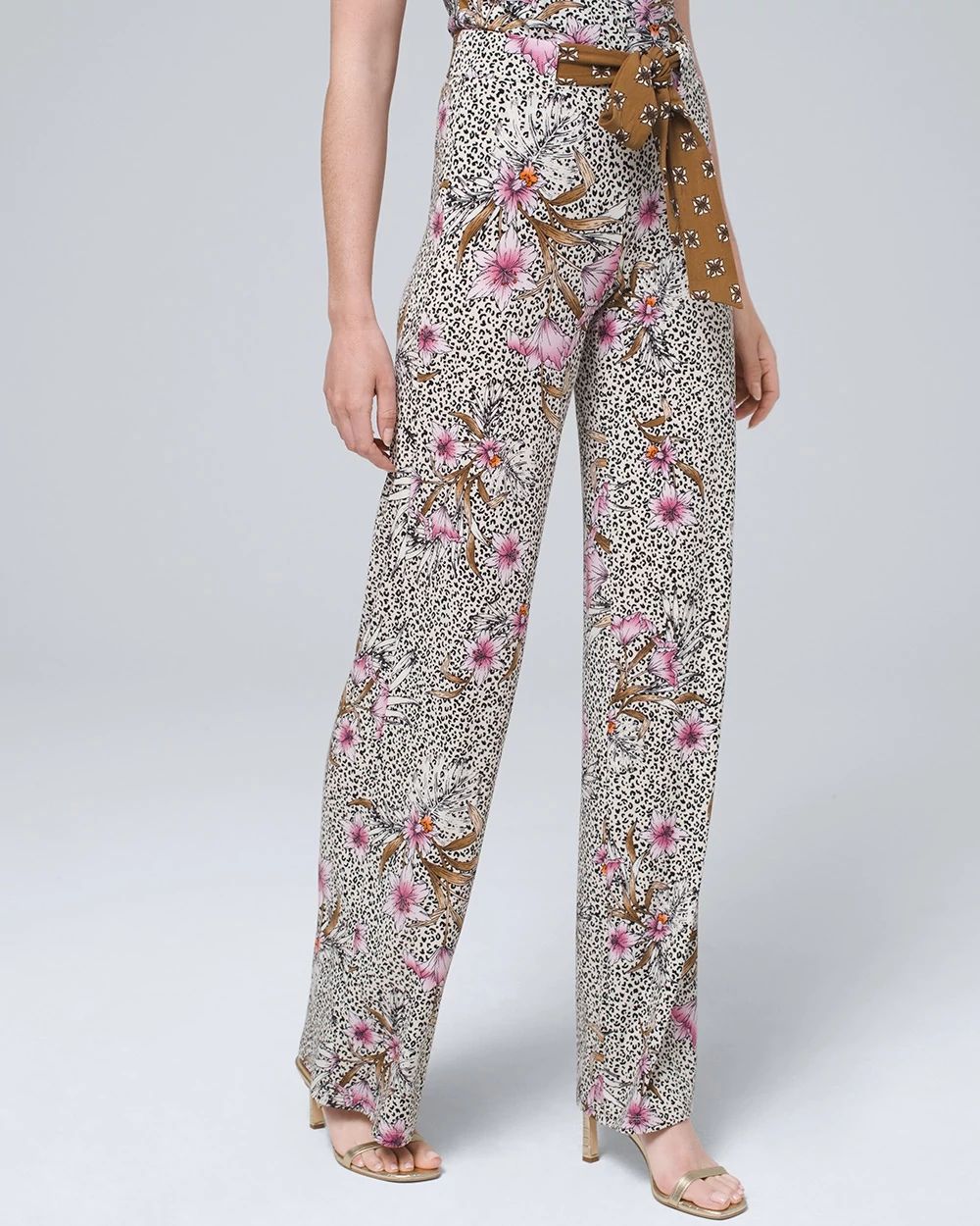 Matte Jersey Wide-Leg Pants