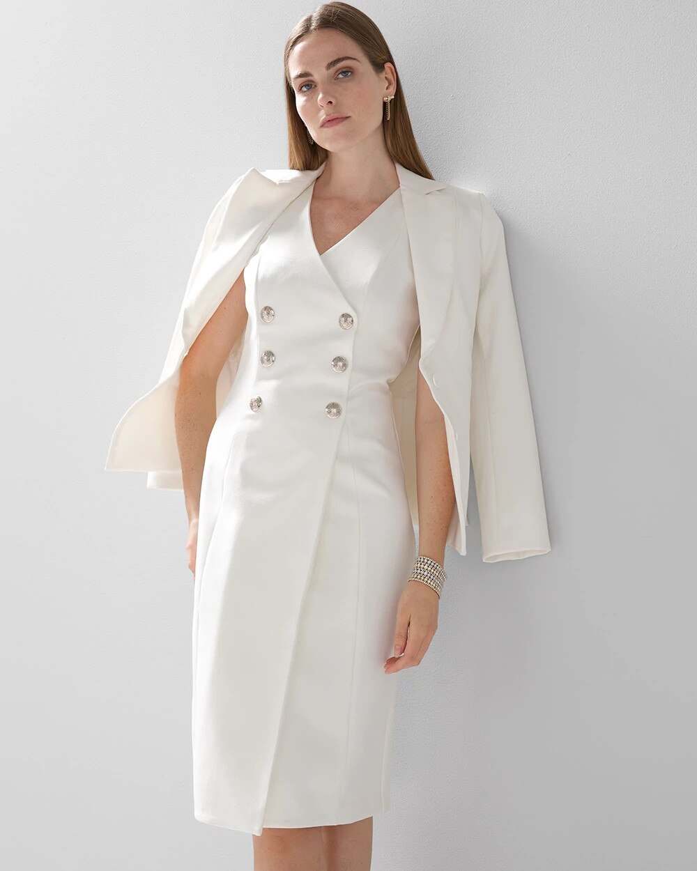 Sleeveless Coat Dress laubeblanc
