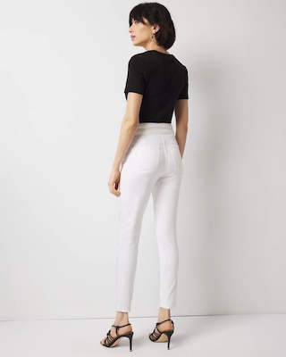 Petite Extra High-Rise Braided Waist Skinny Jean click to view larger image.