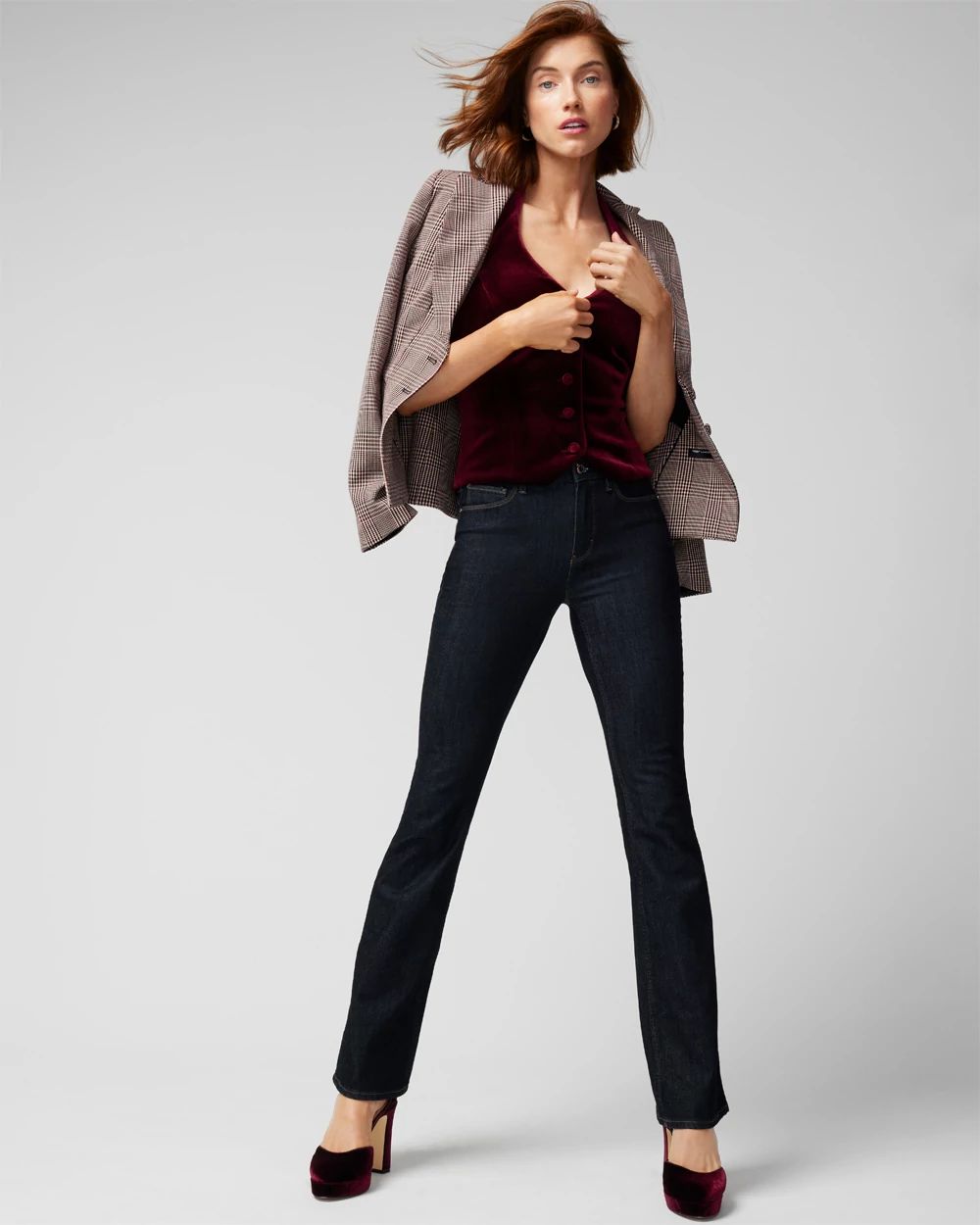 Halter Velvet Vest