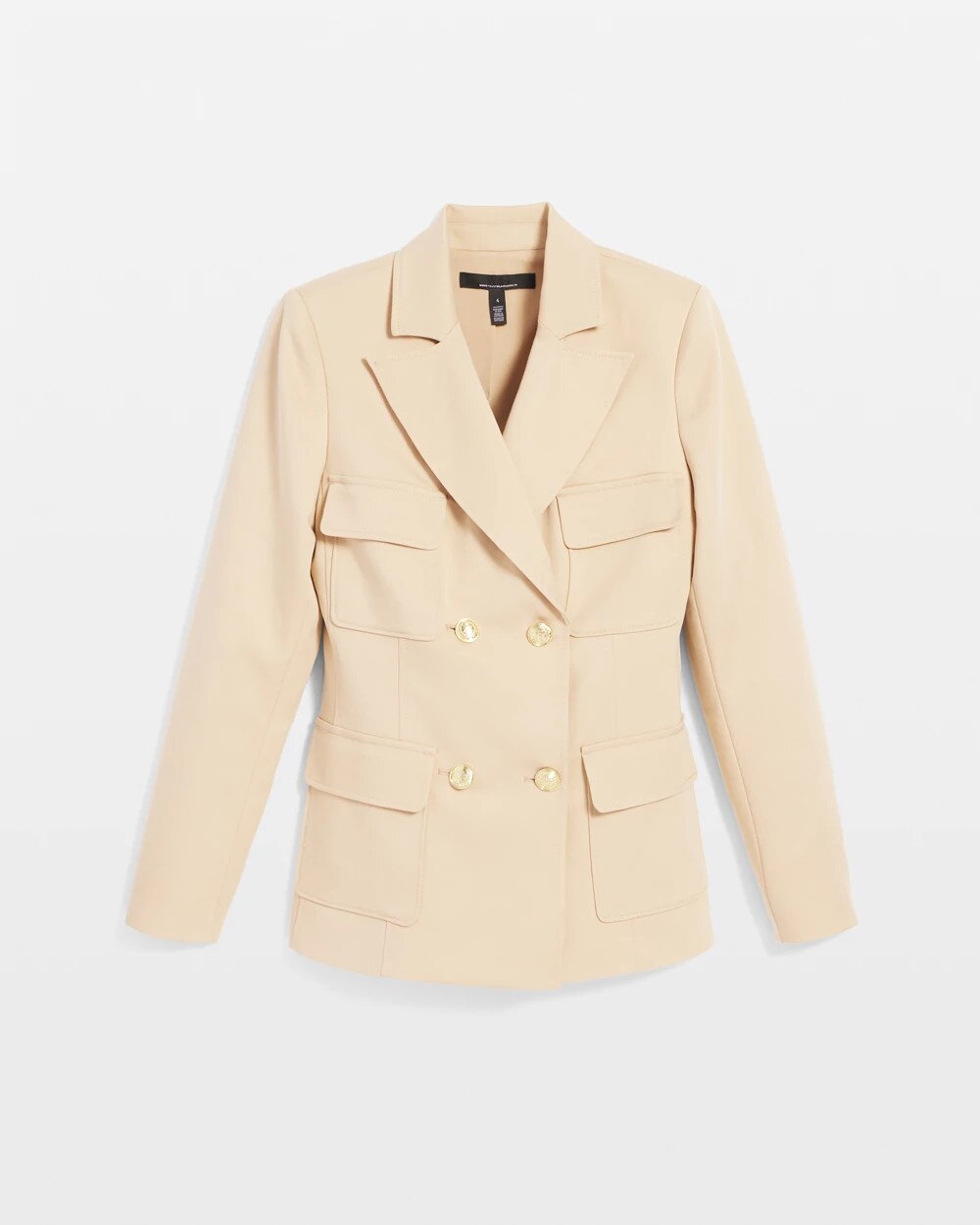 Double-Breasted Utility Blazer - image 5