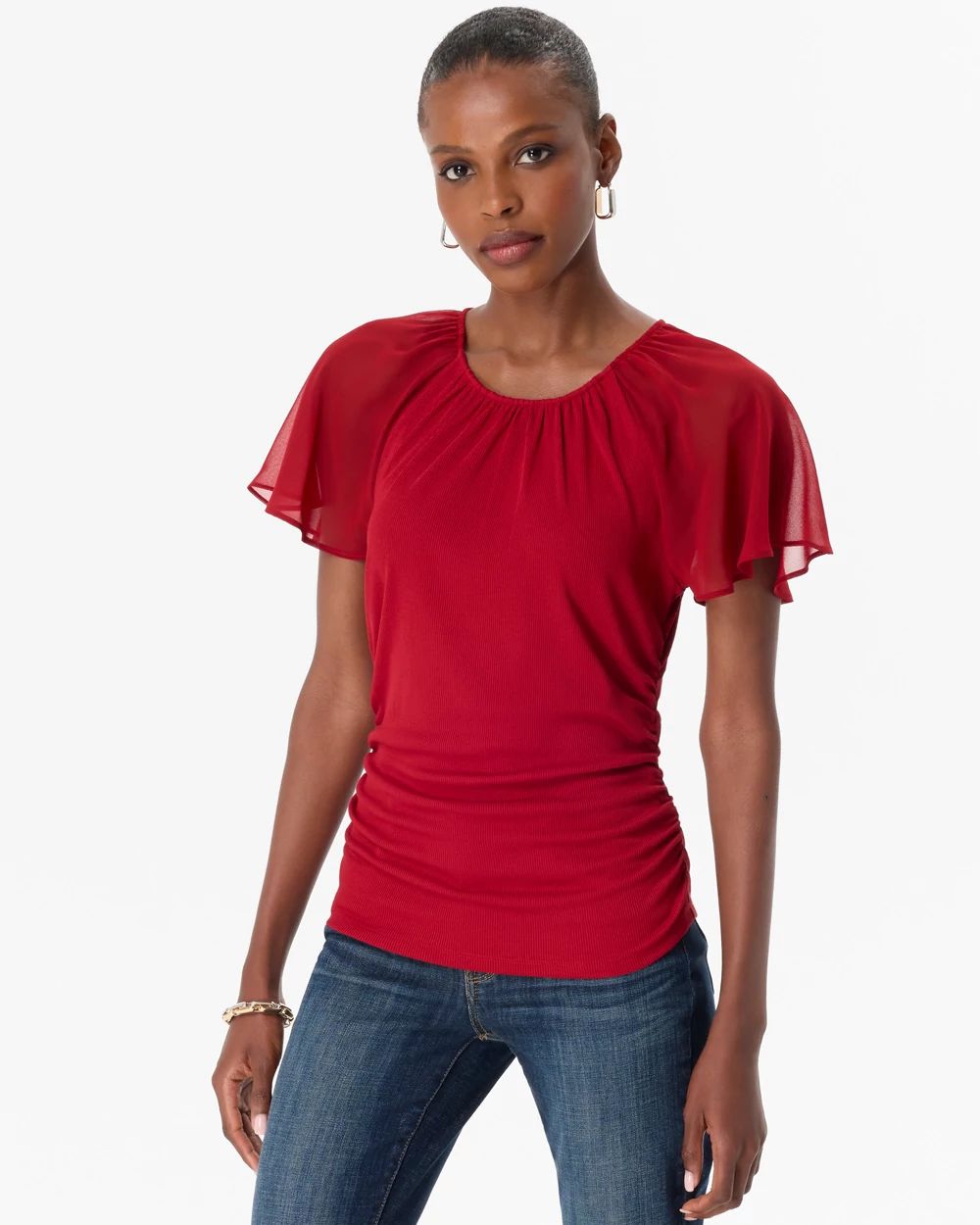 Flutter Sleeve Tee