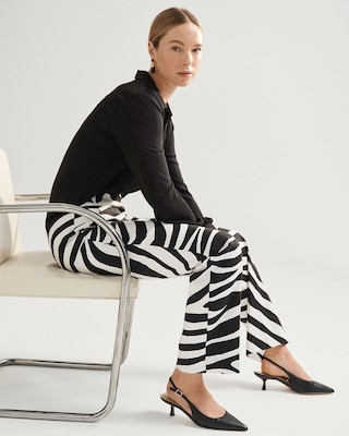 Linen-Blend High Rise Riley Trouser click to view larger image.
