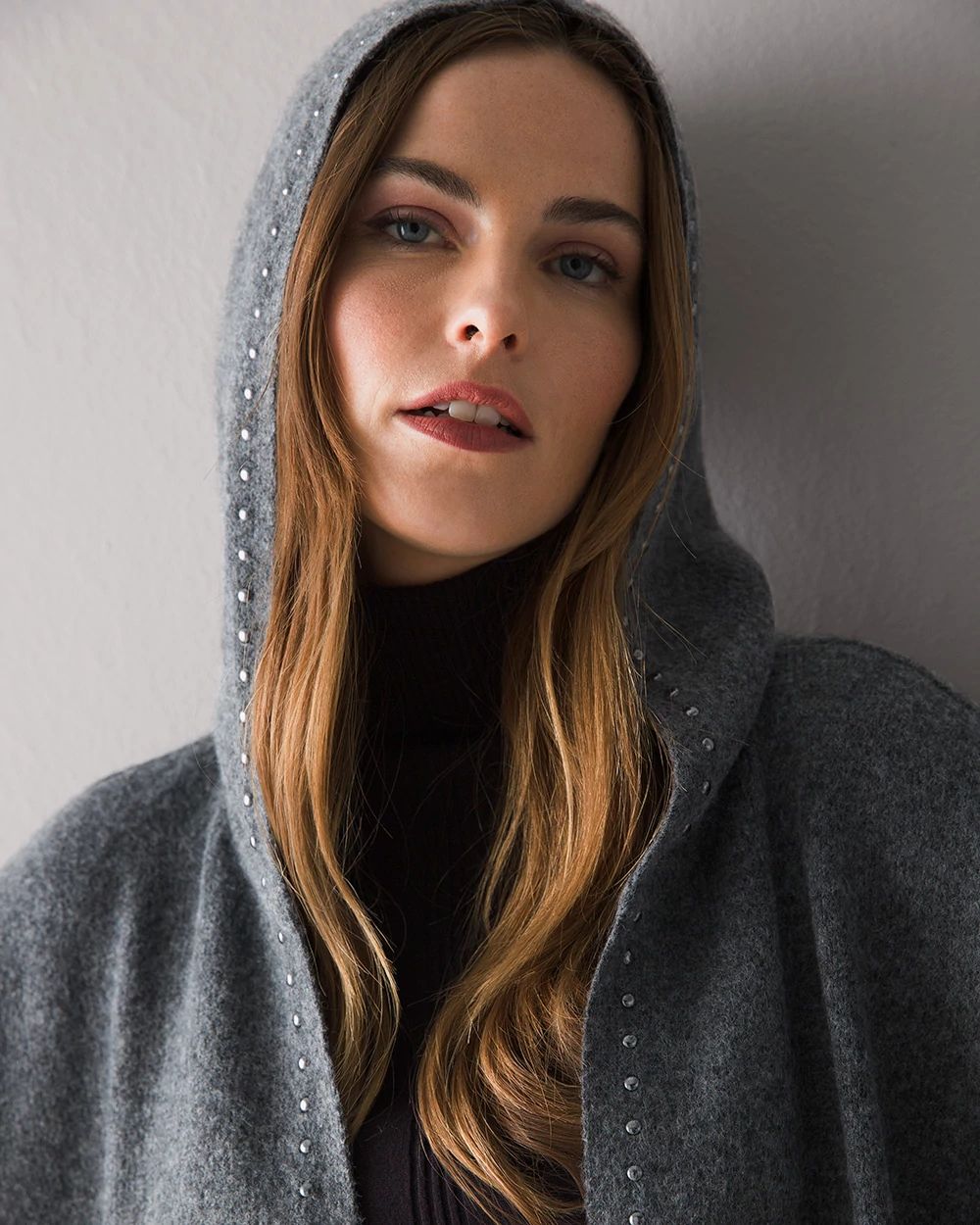 Hooded Ruana Wrap