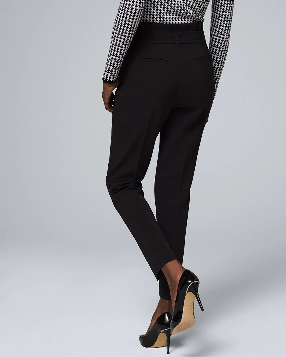 High-Waist Tapered Ankle Pants click to view larger image.