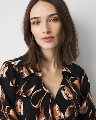 Petite Wrap Dress click to view larger image.