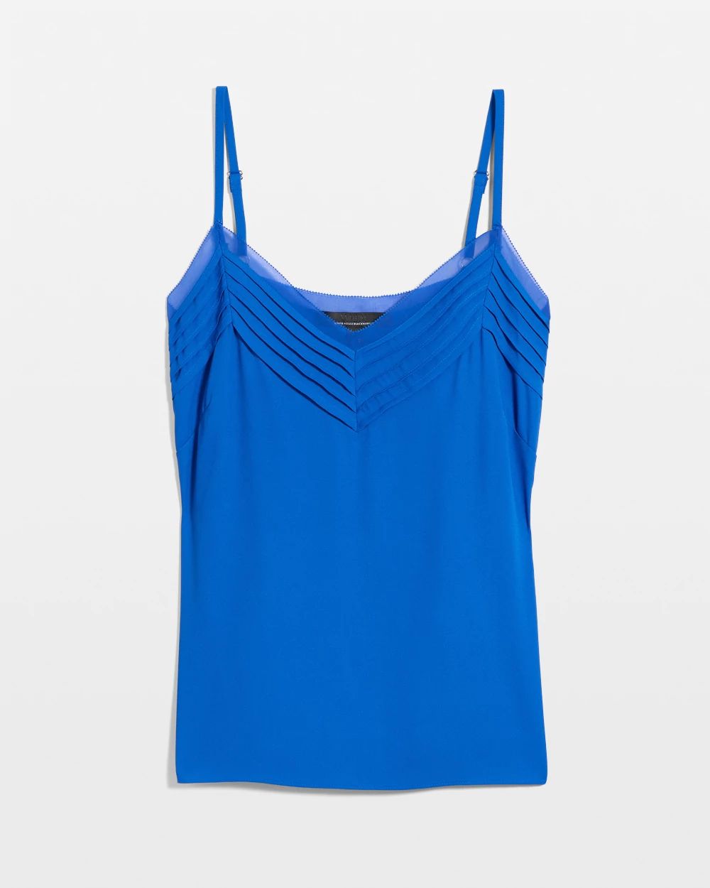 Pintuck Crepe Tank