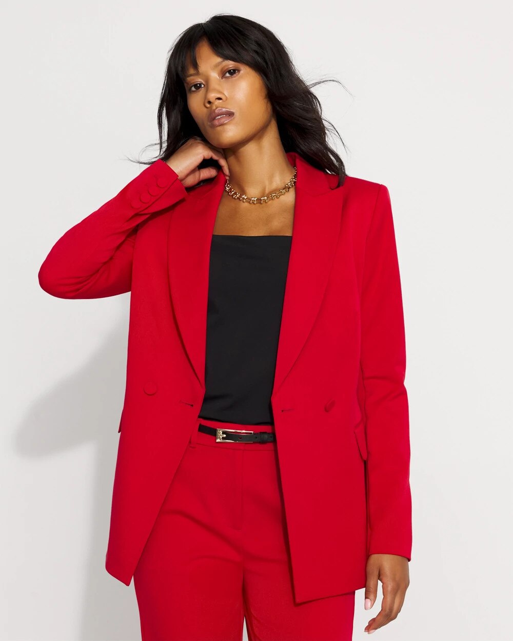 Double-Breasted Blazer - image 1