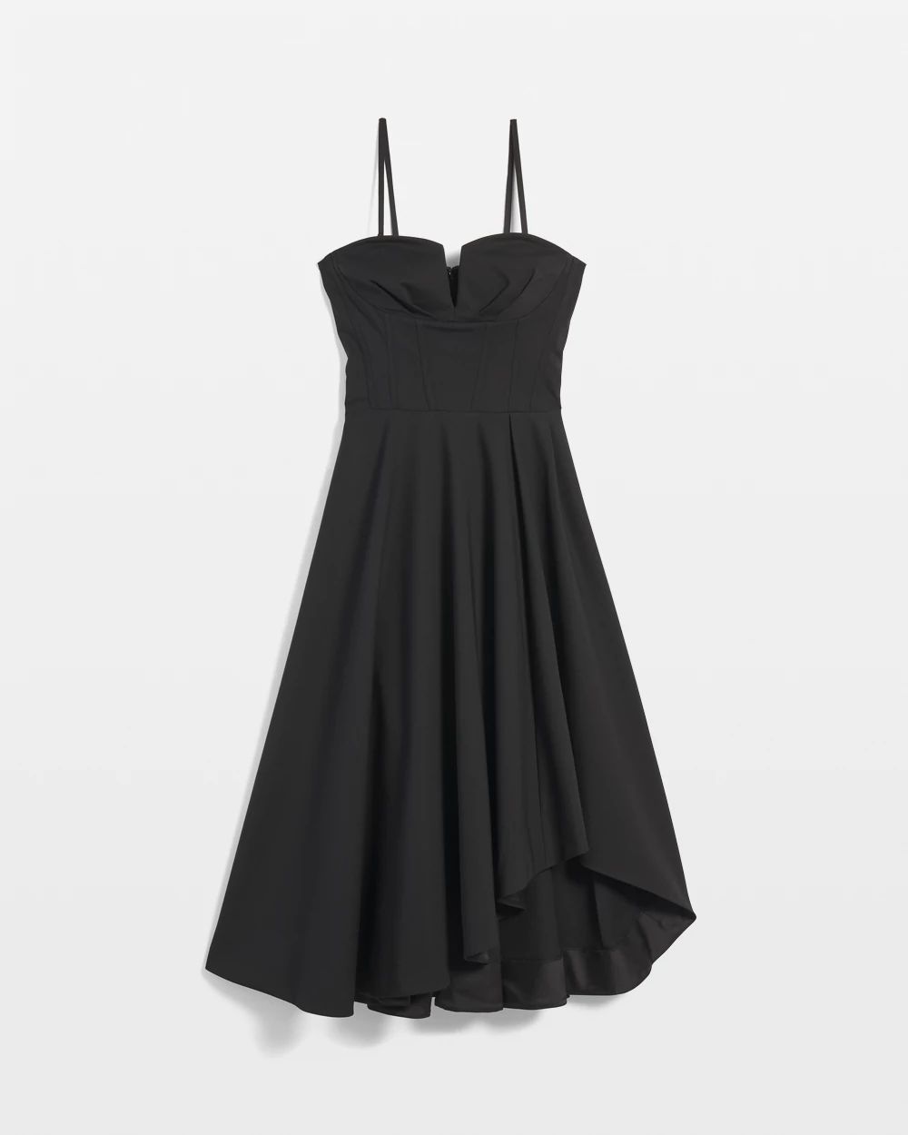 Strapless Corset Midi Dress
