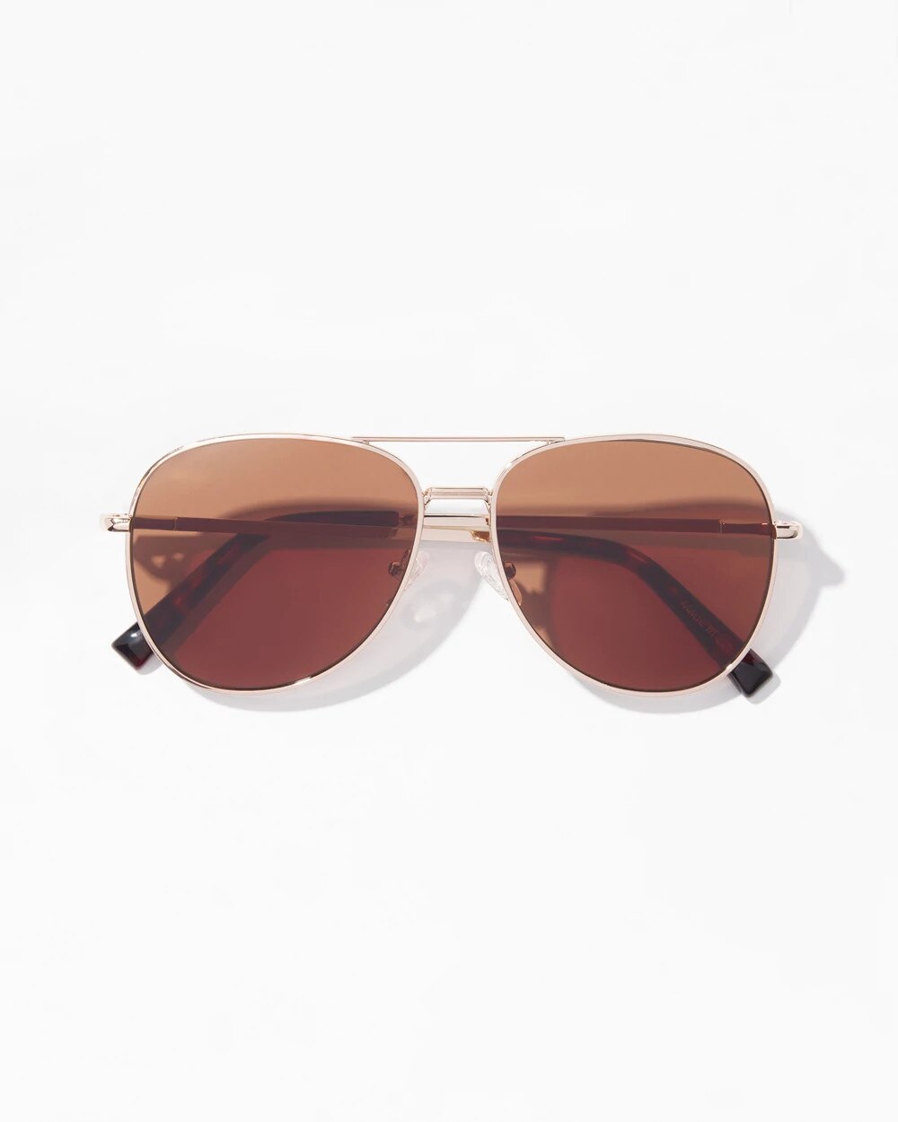 Gold Aviator Sunglasses - image 3