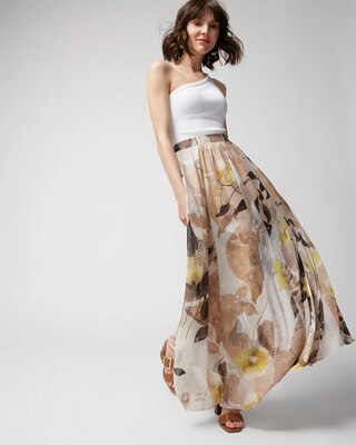 Tiered Maxi Skirt